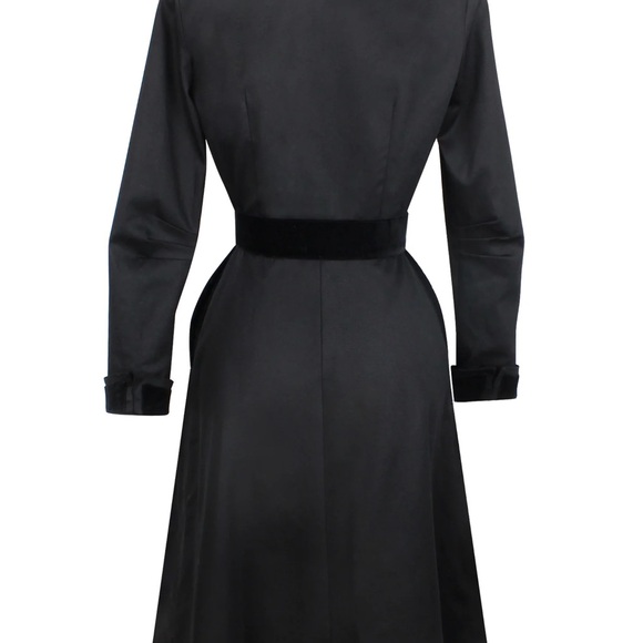 Trashy Diva Black Fontaine Double-Breasted Coat 18 - Picture 2 of 4